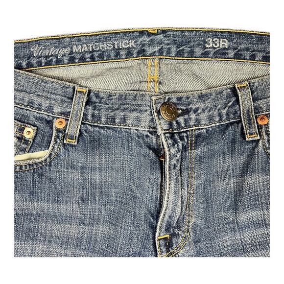 J.Crew J. Crew Vintage Matchstick Jeans 33 Womens Distressed Denim Plus - Picture 3 of 6